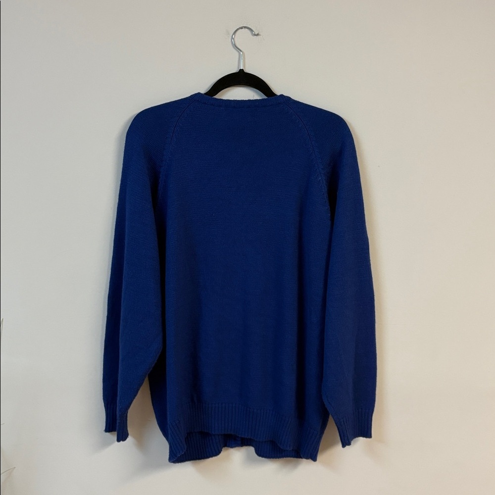 Vintage Principles Women’s beaded Blue/purple Cardigan size L Granmacore - Picture 3 of 7